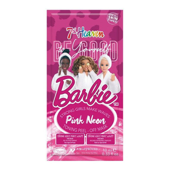 Barbie Pink Neon Peel-Off Mask – Refreshing & Fun Skincare | 7th Heaven
