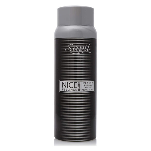 Sapil Nice Feeling Black for Men Deodorant 150ml Spray