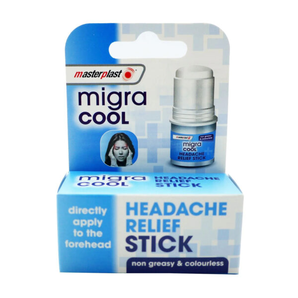 Masterplast Stick Migra Cool Headache Relief 3.6G – Instant Cooling Formula