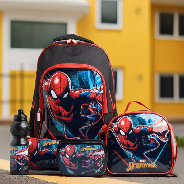 Spider-Man 5-Piece Trolley Backpack Set for Boys –  Max Fashion Dubai