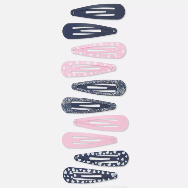 12pk Snap Hair Clips